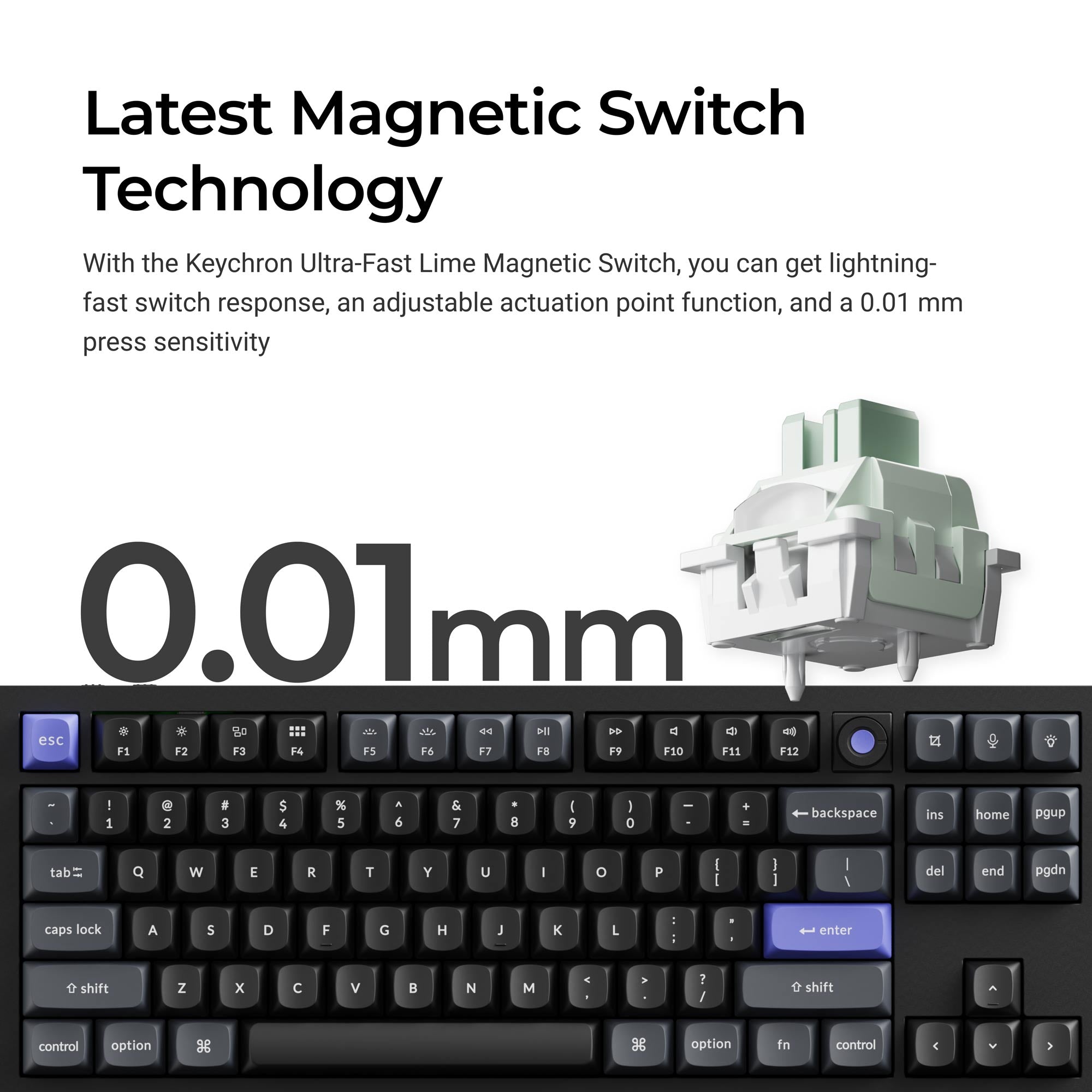 Keychron Q3 HE 8K Magnetic Switch Keyboard keyboard image