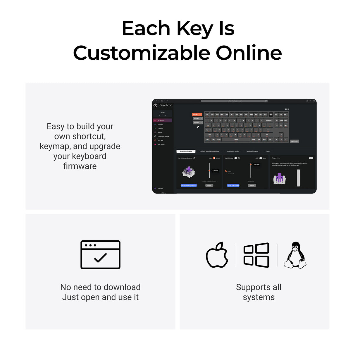 Keychron Q3 HE Launcher Customization