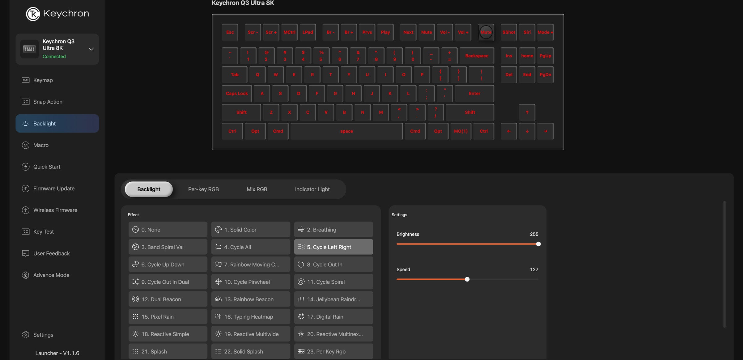 Keychron Q3 Ultra 8K Wireless Custom Mechanical Keyboard
