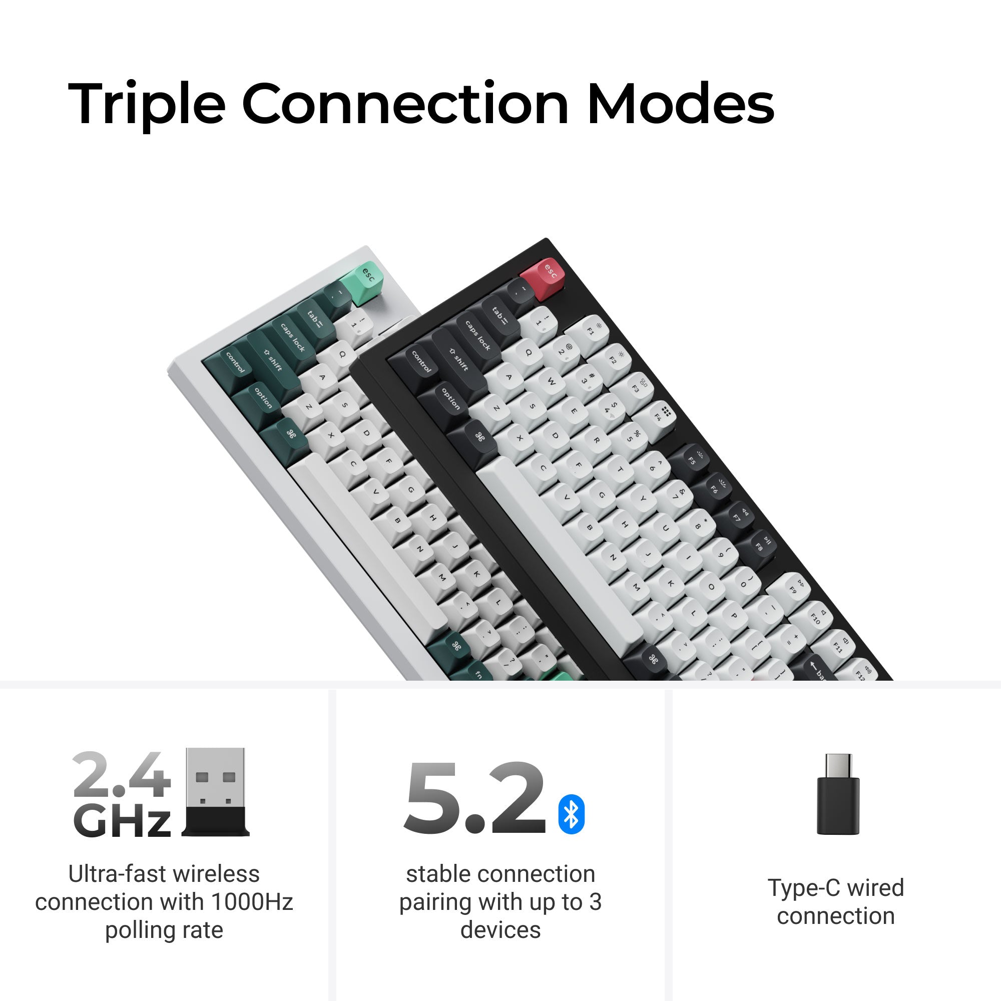 Keychron Q5 HE QMK Wireless Custom Keyboard keyboard image