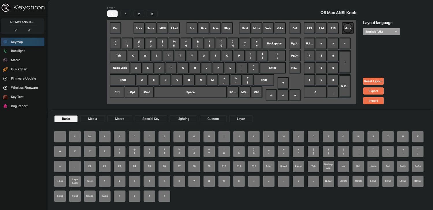 Keychron Launcher – Keymap