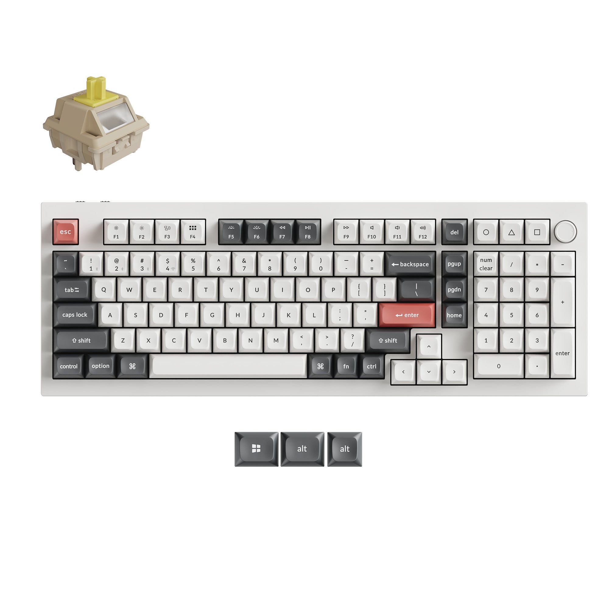 Q5_Ultra_8K_Wireless_Hot-swappable_RGB_Backlight_Banana_Switch_-_White