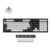 Keychron Q6 HE QMK Wireless Custom Magnetic Switch Keyboard 100% Layout Fully Assembled for Mac Windows Linux Gateron Nebula Switch ISO UK Layout