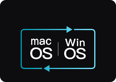Gráfico de compatibilidade macOS e Windows