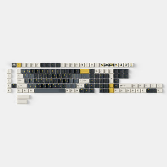 Retro Garage-Cherry Profile Dye-Sub PBT Full Keycap Set