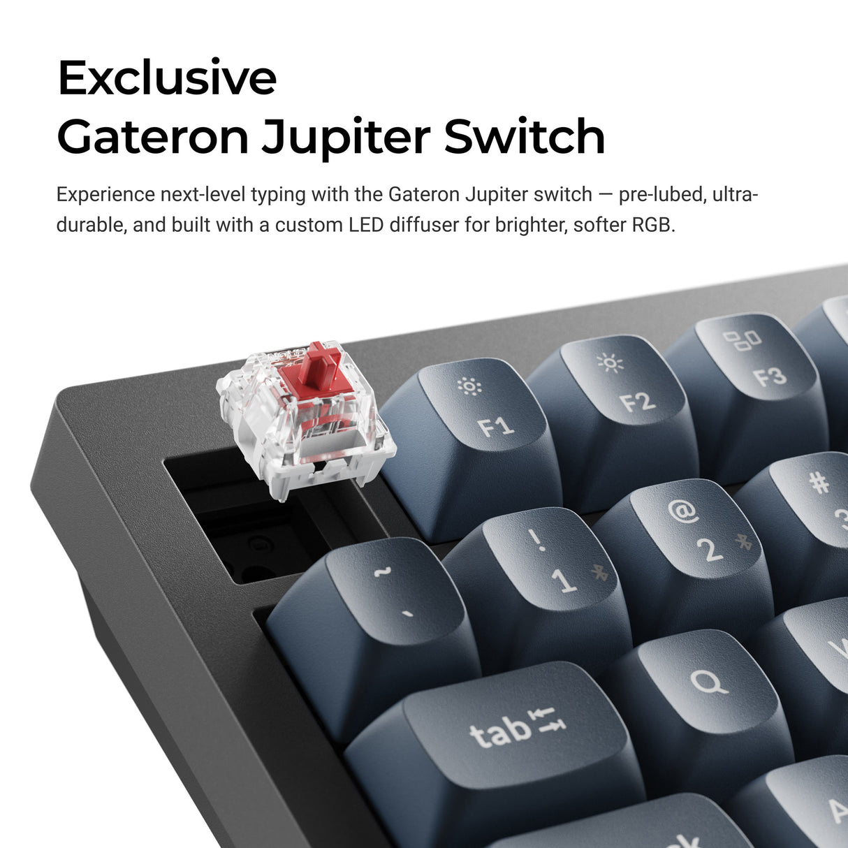 Keychron V1 Max Jupiter Gateron Switch