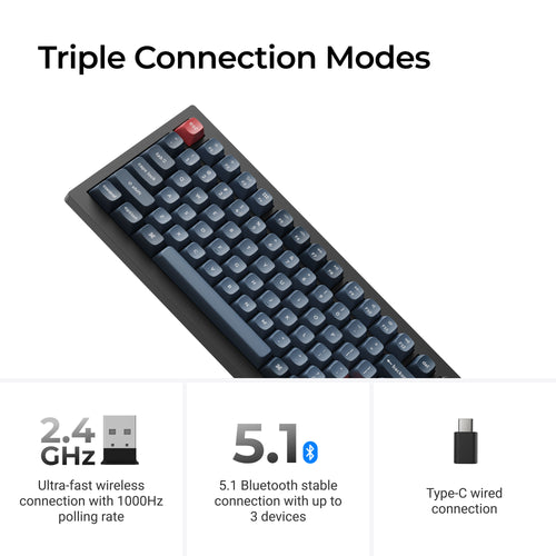Keychron V1 Max Triple Connection Modes