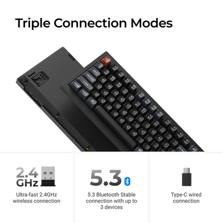 Keychron V1 Ultra 8K Triple Connection Modes