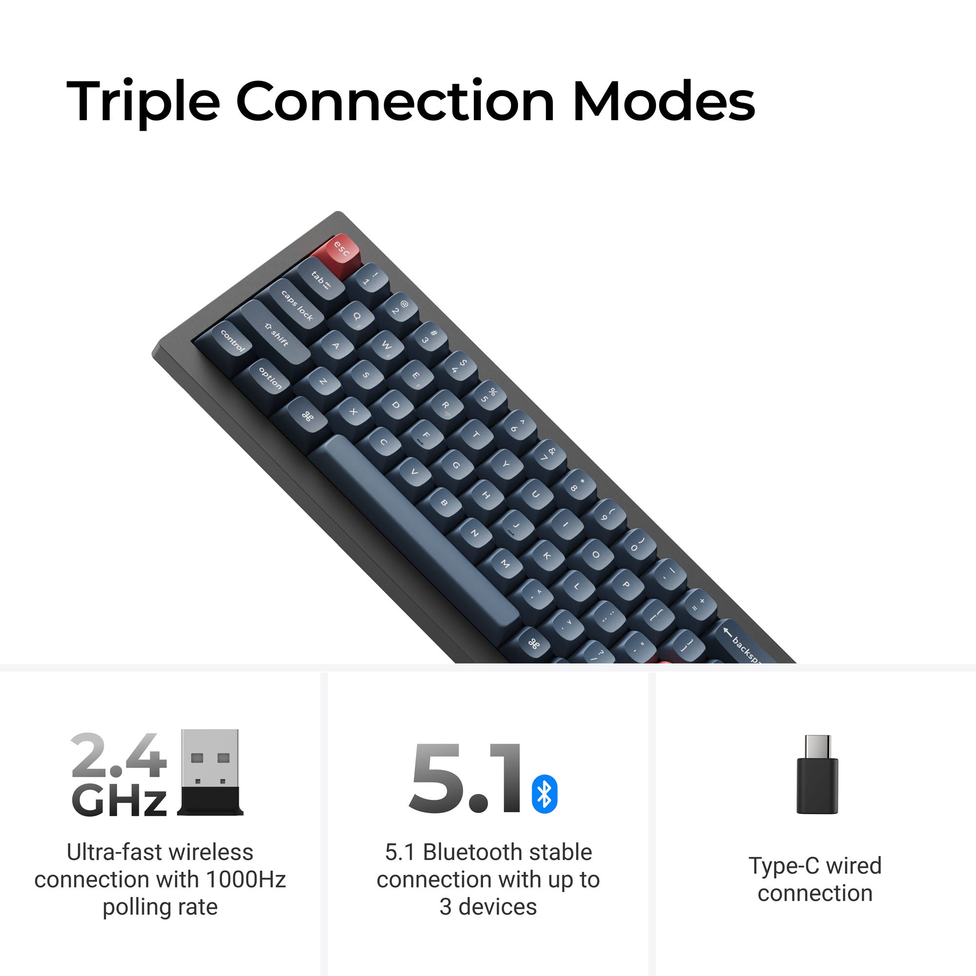 Keychron V2 Max QMK/VIA Wireless Custom Mechanical Keyboard keyboard image