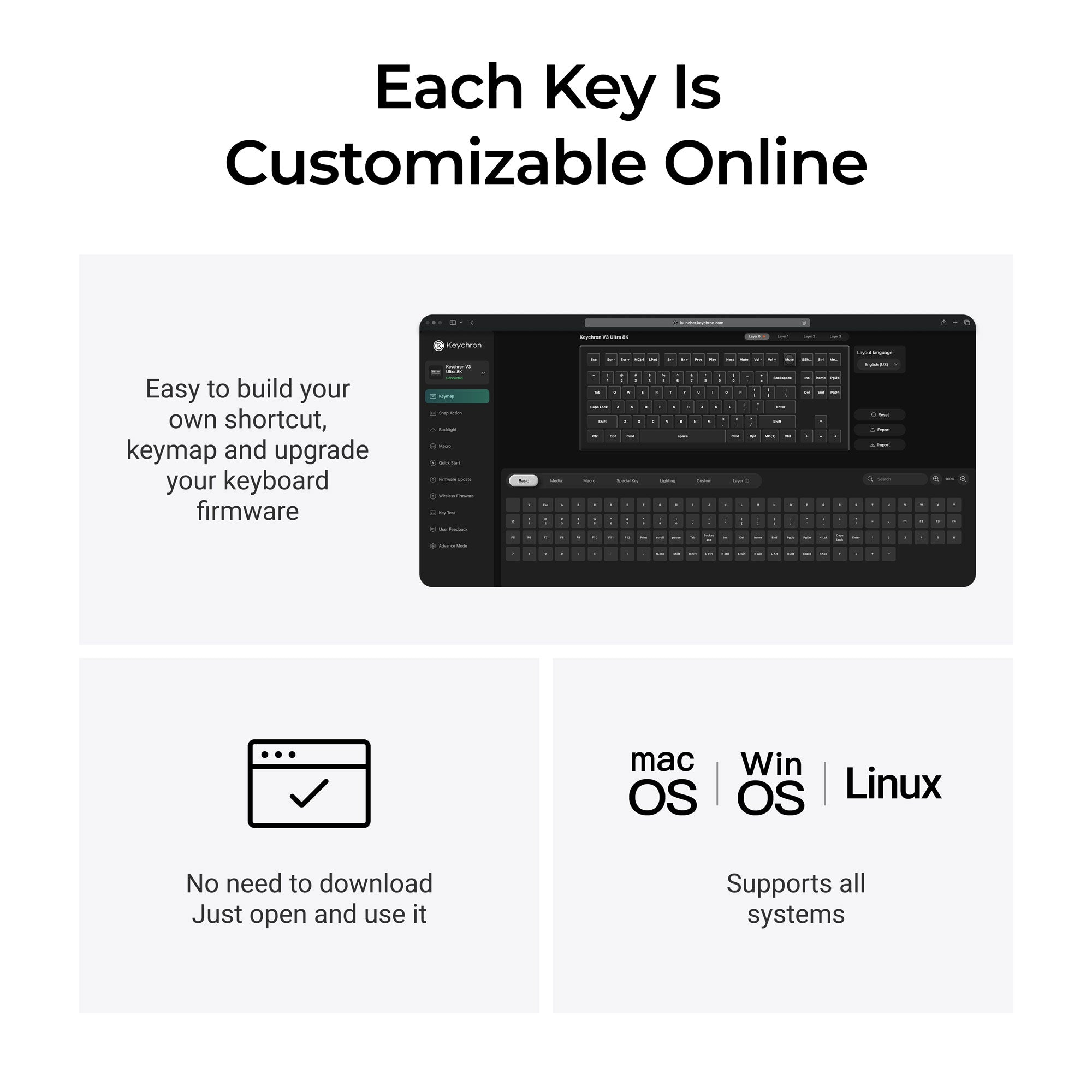 Keychron V3 Ultra 8K Launcher Customization