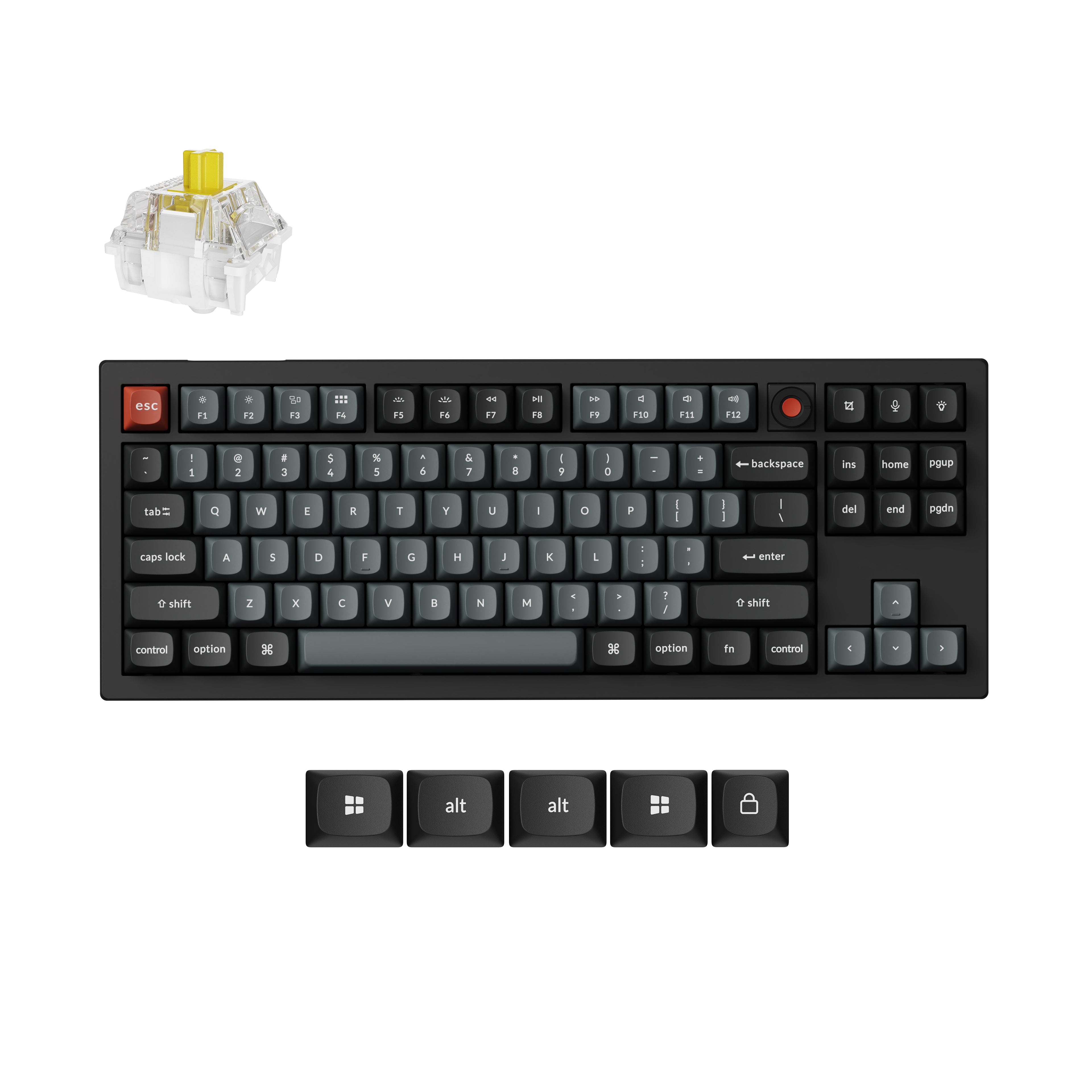 Keychron V3 8K QMK Wired Custom Mechanical Keyboard