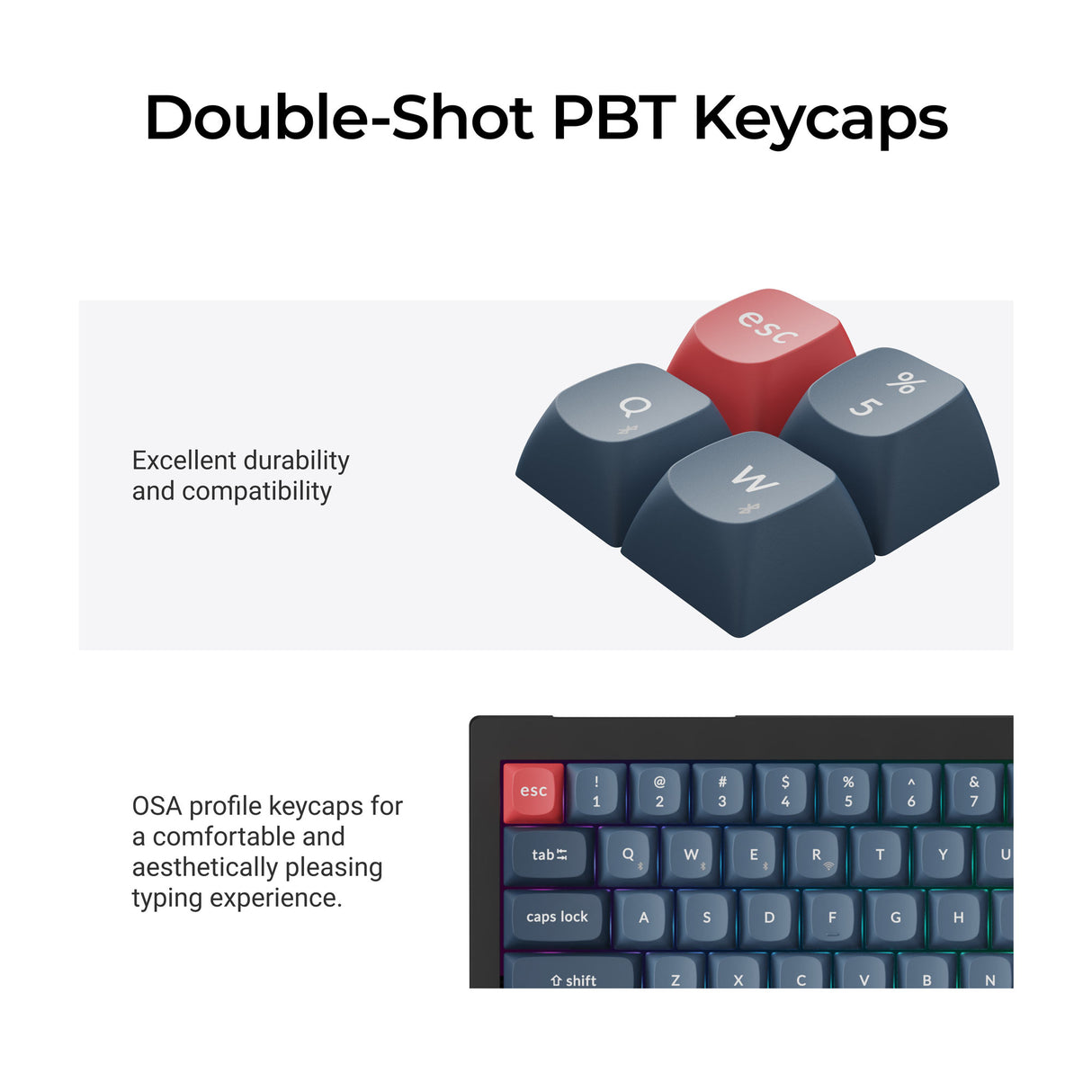 Keychron V4 Max Double-shot PBT Keycaps