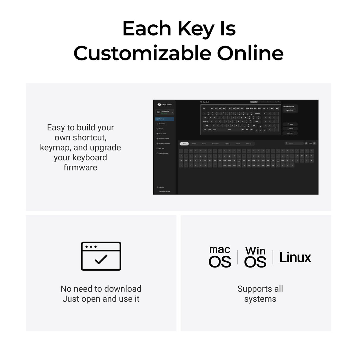 Keychron V5 Max Launcher Cutomization