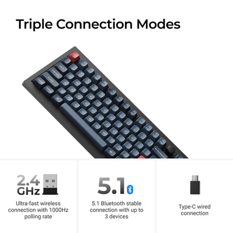 Keychron V6 Max Triple Connection Modes