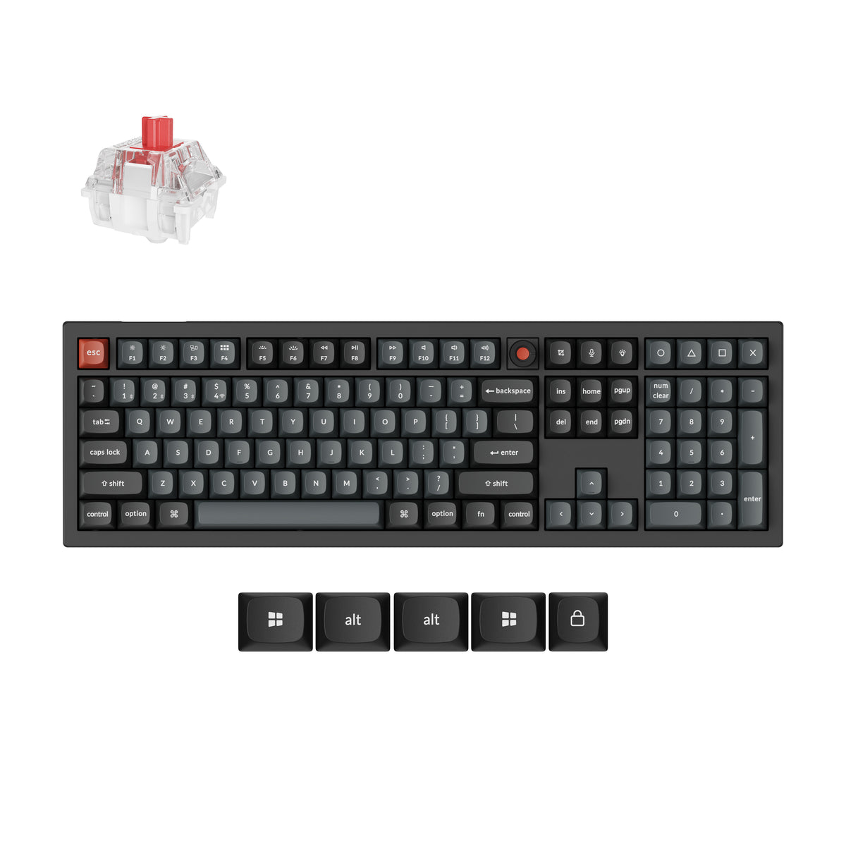 Keychron V6 8K QMK Wired Custom Mechanical Keyboard