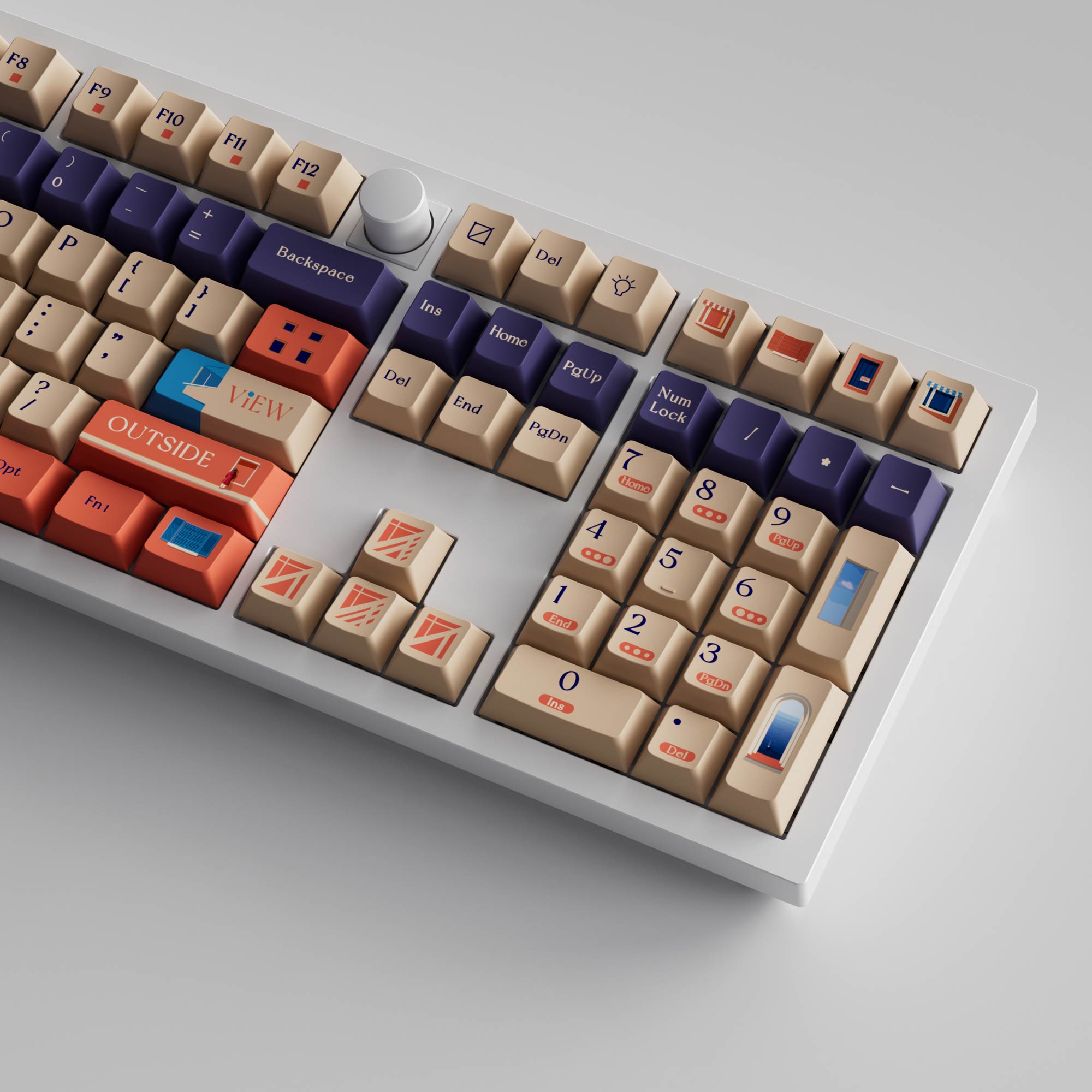 Window View - Cherry Profile Dye-Sub PBT Full Keycap Set