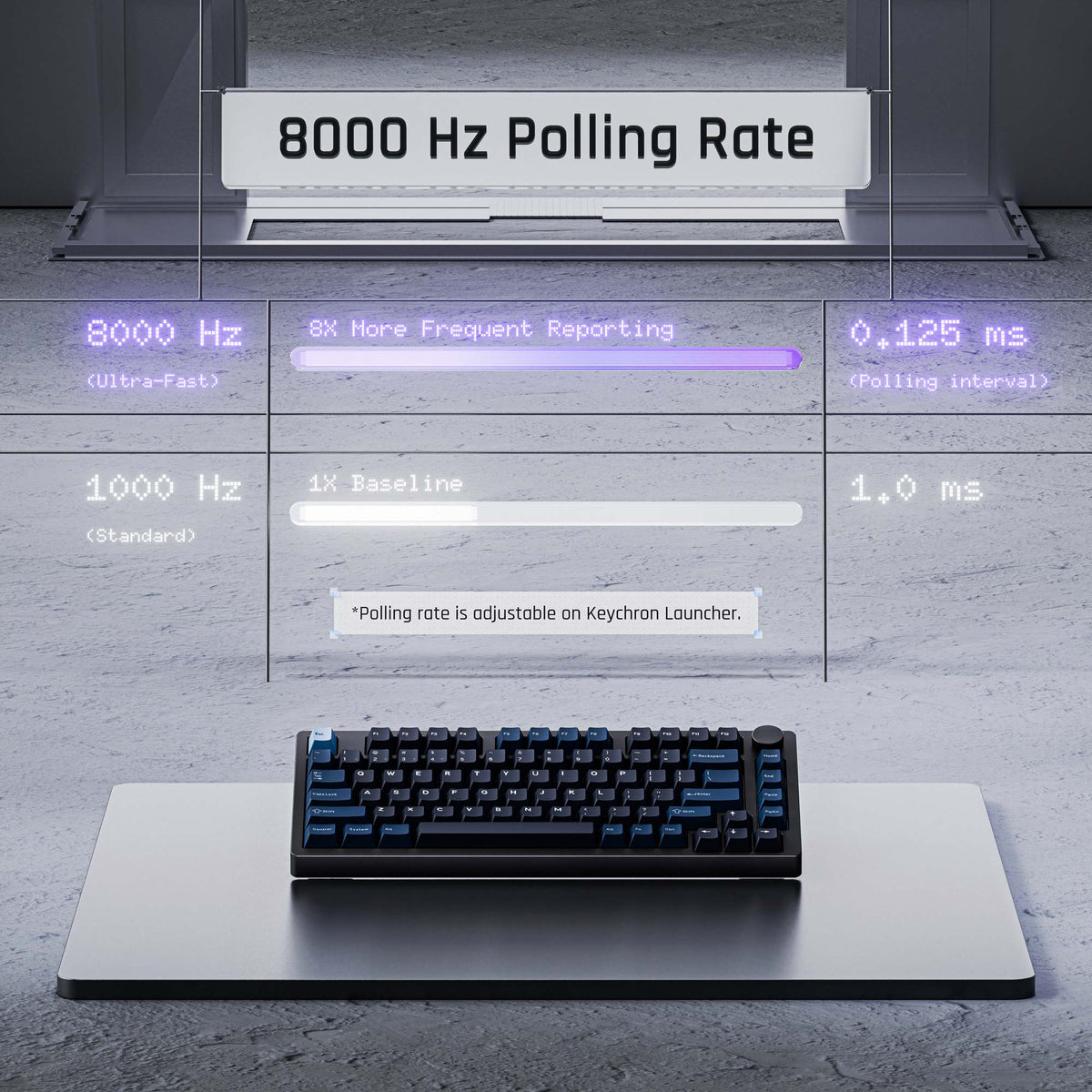 Keychron J10 Ultra 8K Wireless Custom Mechanical Keyboard