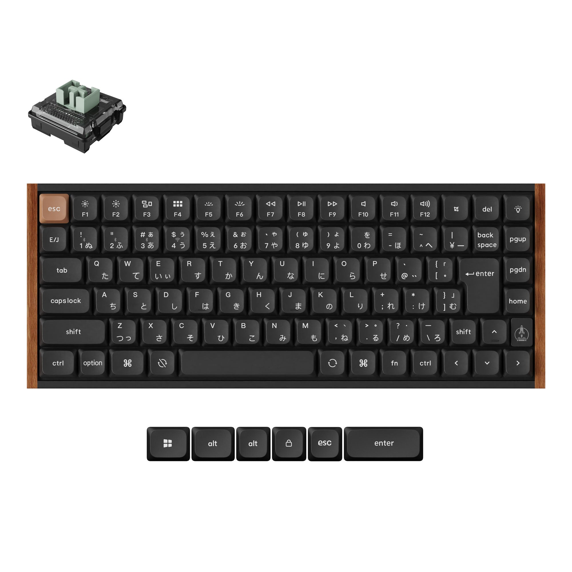 Keychron K3 HE Wireless Magnetic Switch Keyboard (Japan JIS Layout) keyboard image