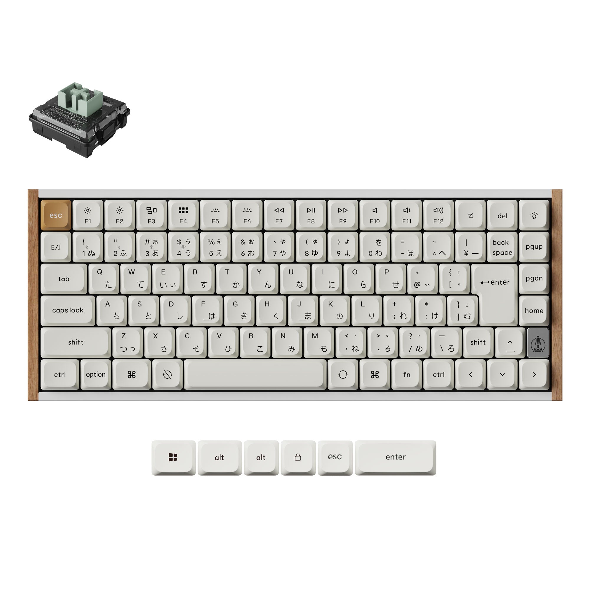 Keychron K3 HE Wireless Magnetic Switch Keyboard (Japan JIS Layout) keyboard image