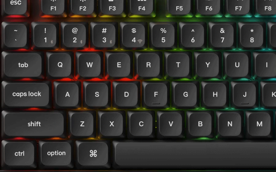 Demonstração do efeito Mix RGB com duas zonas de cor