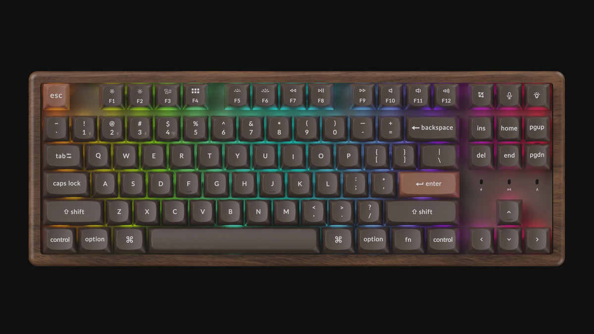 K8 HE All Wood Edition RGB Effect Video