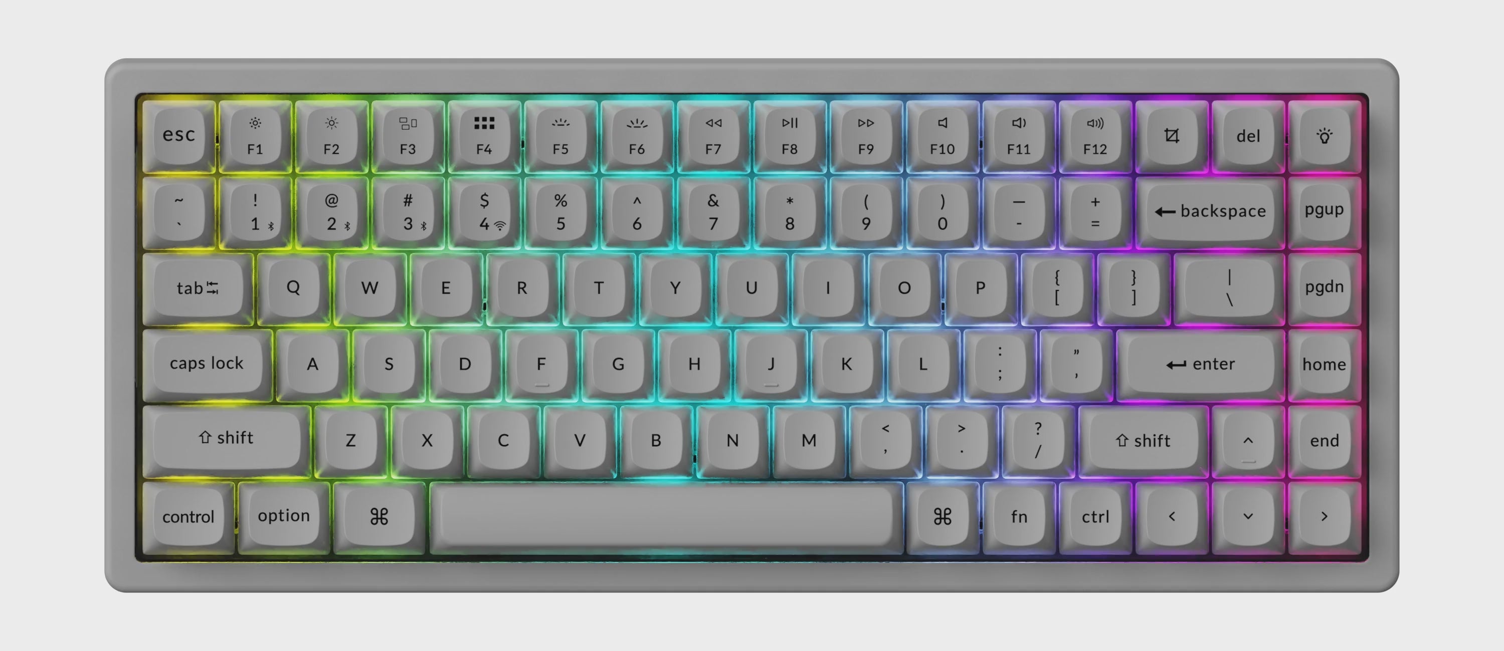 Keychron K2 HE Wireless Magnetic Switch Custom Keyboard - Concrete Edi