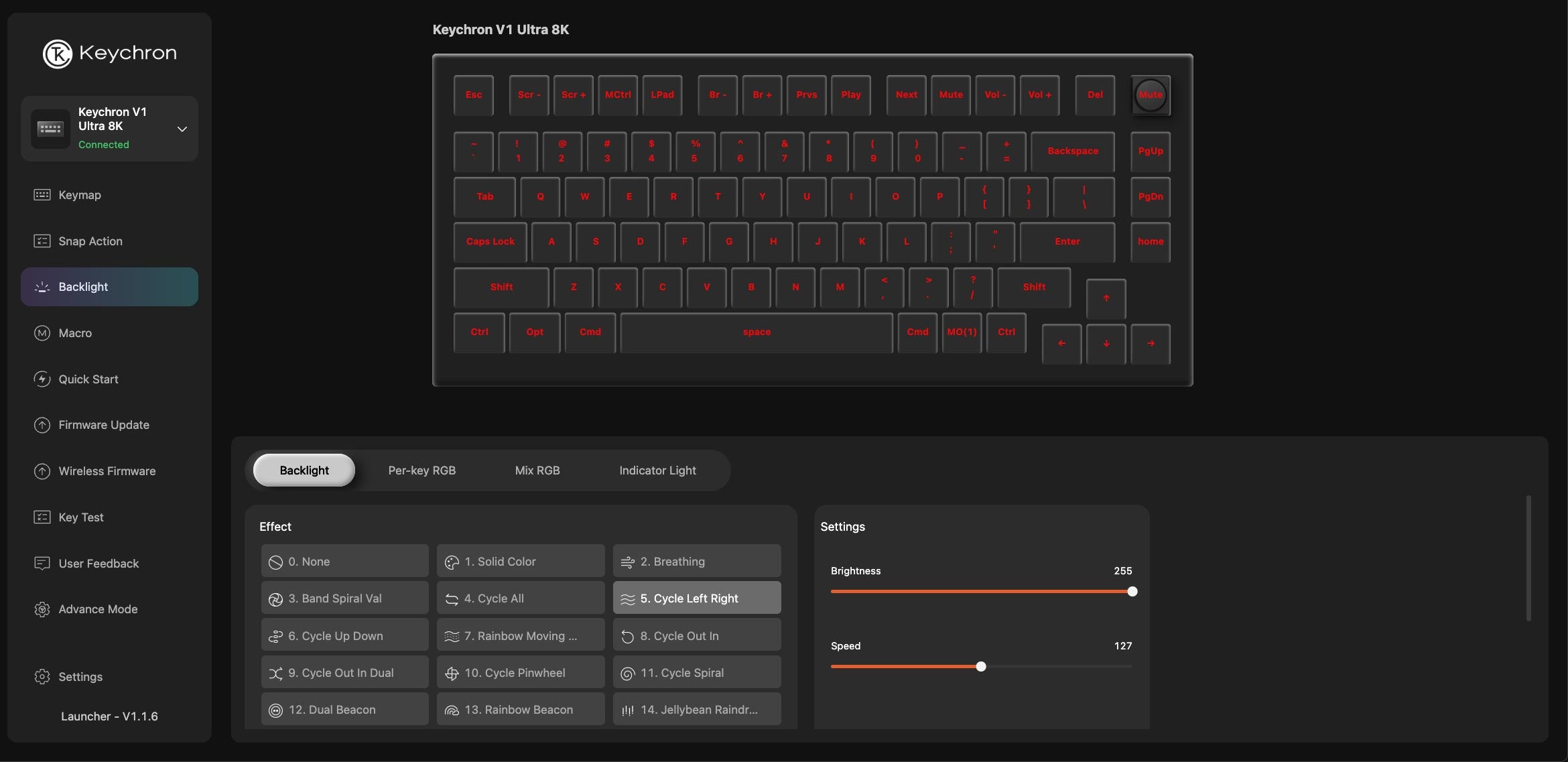 Keychron V1 Ultra 8K Wireless Custom Mechanical Keyboard