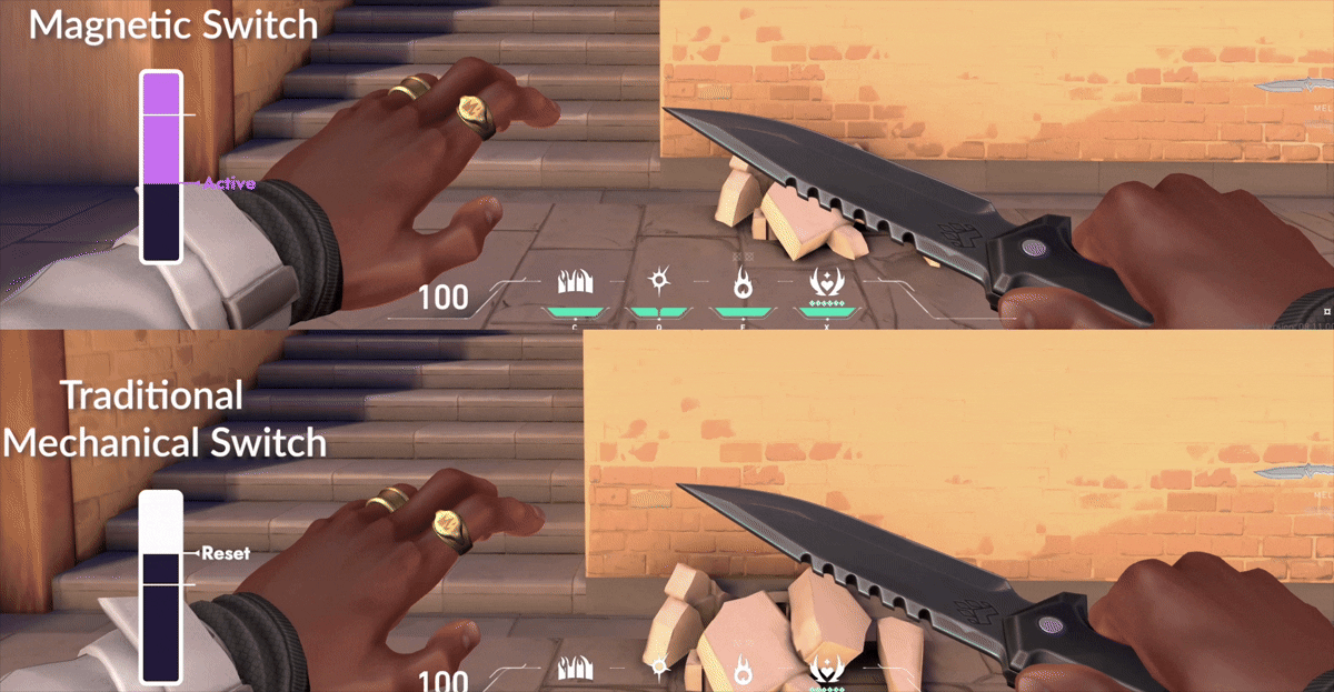 Activate or deactivate keys based on how far they travel, not predefined points. This means immediate key reactions—press to activate, release to reset—allowing for faster, more precise keystrokes. In rapid gameplay, this translates to executing complex actions in real-time without delay, giving you a serious advantage during fast-paced sequences.