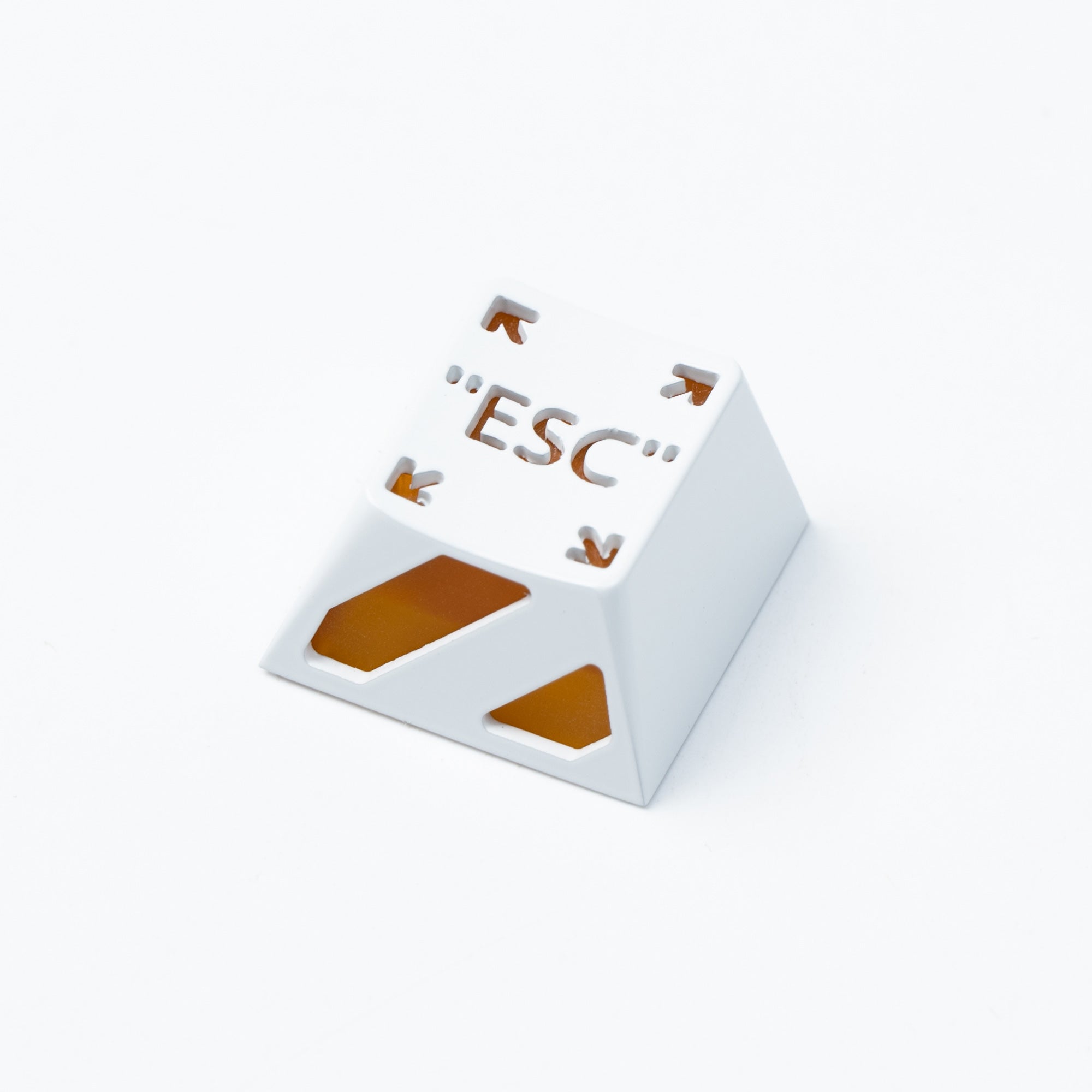 ESC R1 Aluminium Alloy Artisan Keycap-White