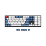 ISO ANSI Layout OEM Dye Sub PBT Keycap Set Blue Color For Q3 Q4 Q6 and K8 Keyboard Korean Layout