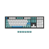 ISO ANSI OEM Dye Sub PBT Keycap Set Color Q3 Q4 Q6 K8 Keyboard Korean Layout Iceberg Color