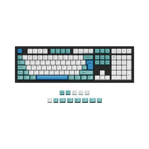 ISO ANSI OEM Dye Sub PBT Keycap Set Iceberg Color For Q3 Q4 Q6 and K8 Keyboard