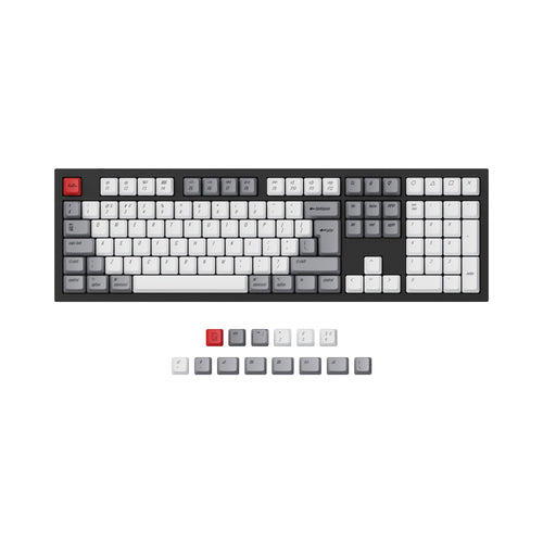 ISO ANSI Layout OEM Dye Sub PBT Keycap Set Retro Color For Q3 Q4 Q6 and K8 Keyboard