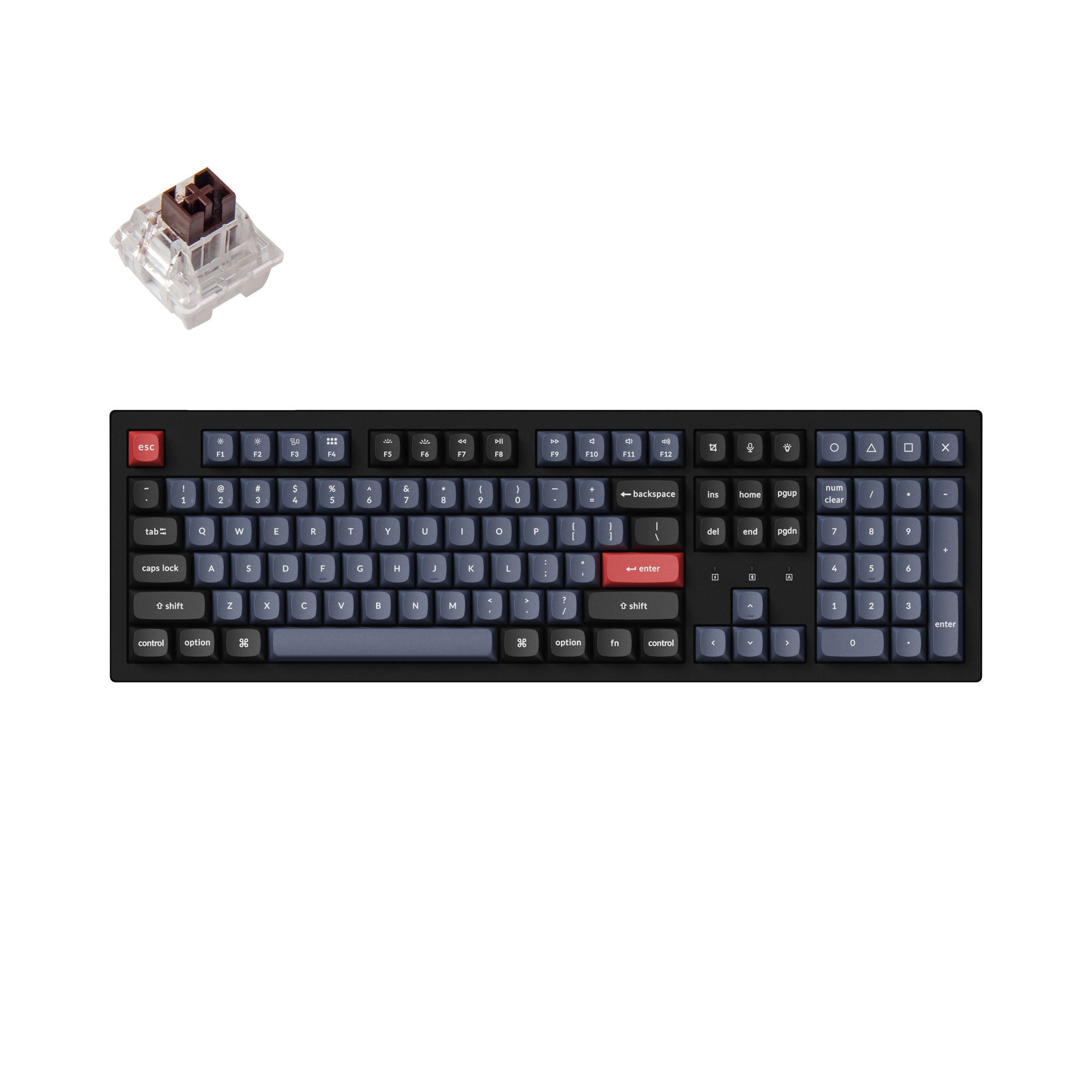 Keychron K10 Pro QMK/VIA Wireless Mechanical Keyboard keyboard image