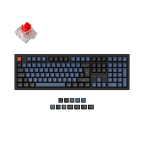 Keychron K10 Pro QMK VIA custom mechanical keyboard 100 percent layout Mac Windows Linux hot-swappable Keychron K Pro switch red ISO French layout