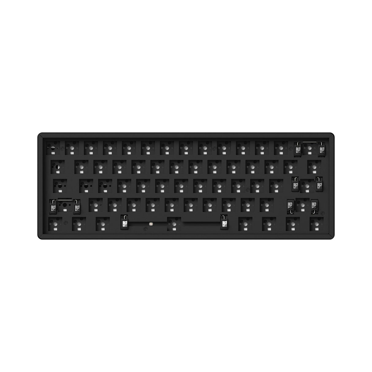 Keychron K12 Pro QMK VIA Wireless Custom Mechanical Keyboard for Mac Windows Linux hot-swappable RGB Backlight Barebone Aluminum