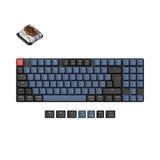 Keychron K13 Pro QMK/VIA ultra-slim custom mechanical keyboard 80 percent TKL layout for Mac Windows Linux low-profile Gateron brown ISO Swiss layout