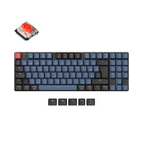 Keychron K13 Pro QMK/VIA ultra-slim custom mechanical keyboard 80 percent TKL layout for Mac Windows Linux low-profile Gateron red ISO Spanish layout