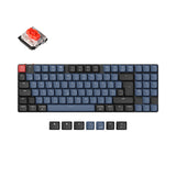 Keychron K13 Pro QMK/VIA ultra-slim custom mechanical keyboard 80 percent TKL layout for Mac Windows Linux low-profile Gateron red ISO Swiss layout