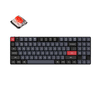 Keychron K13 Pro QMK/VIA ultra-slim custom mechanical keyboard 80 percent tenkeyless layout for Mac Windows Linux hot-swappable low-profile Gateron red