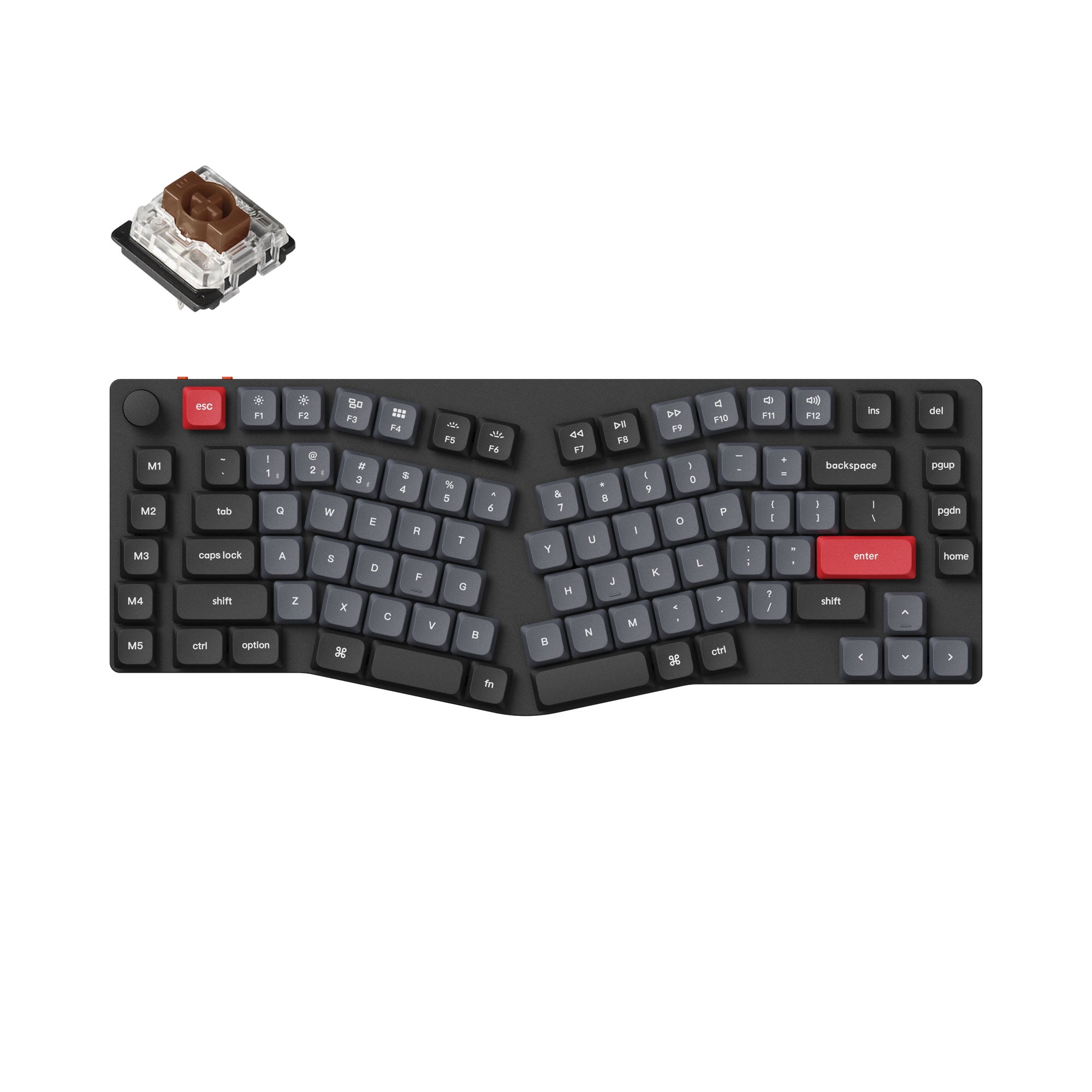 Keychron K15 Pro (Alice Layout) QMK/VIA Wireless Custom Mechanical Keyboard keyboard image