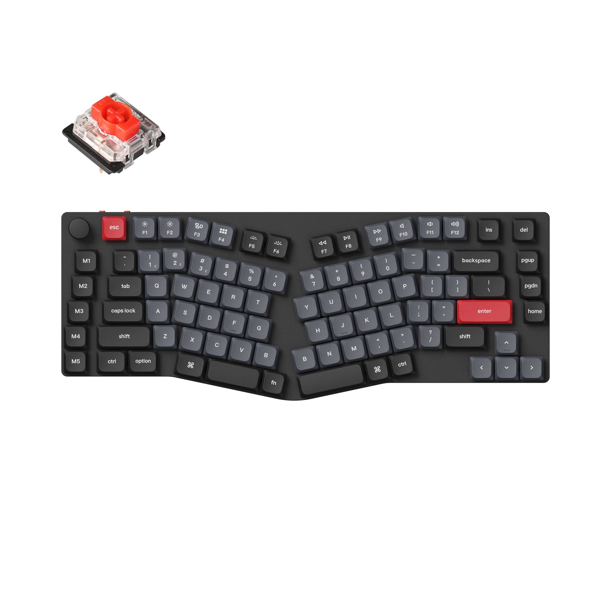 Keychron K15 Pro (Alice Layout) QMK/VIA Wireless Custom Mechanical Keyboard keyboard image