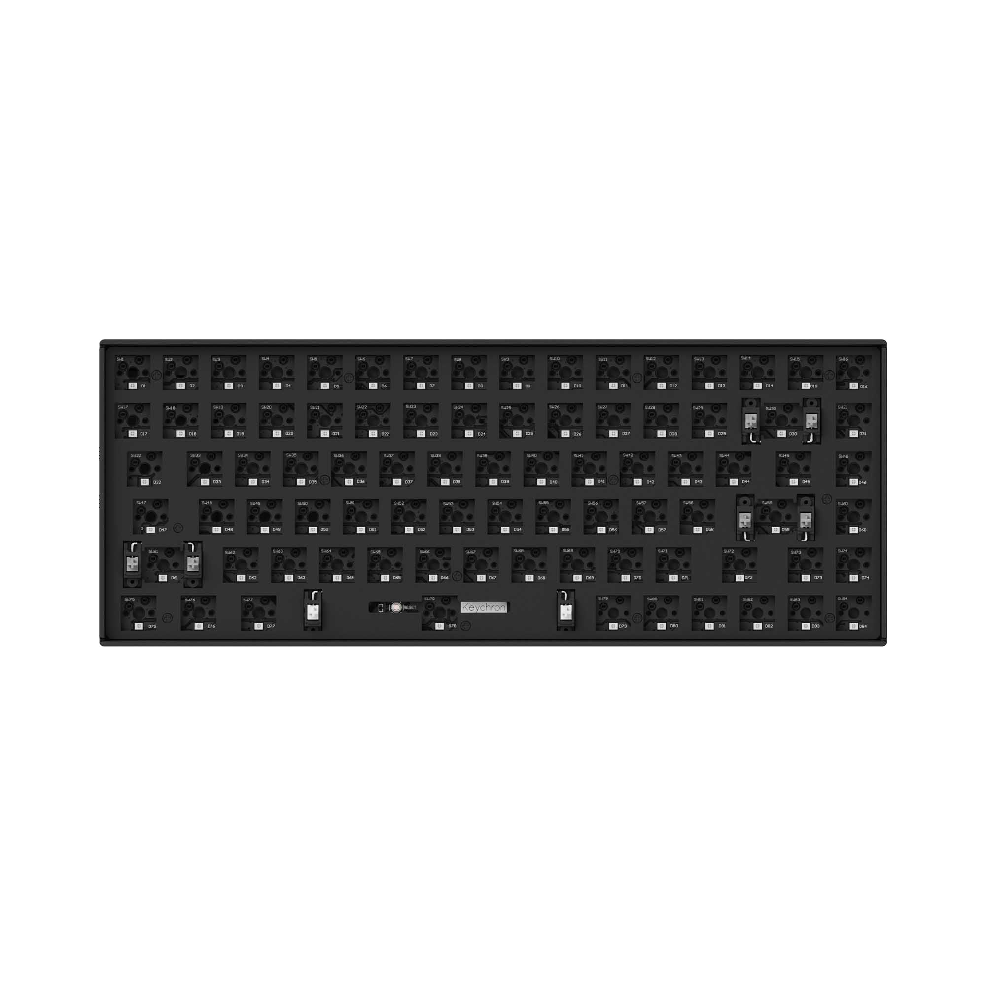 Keychron K2 Pro QMK/VIA Wireless Mechanical Keyboard for Mac Windows Barebone RGB PCB screw-in stabilizer hot-swappable