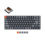Keychron K3 JIS Japan Layout 75 Percent Low Profile Keyboard Hot Swappable Mac Windows Layout RGB Backlight Gateron Mechanical Brown