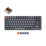 Keychron K3 JIS Japan Layout 75 Percent Low Profile Keyboard Hot Swappable Mac Windows Layout White Backlight Keychron Optical Brown