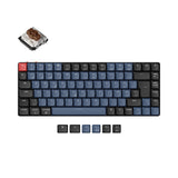 Keychron K3 Pro QMK/VIA ultra-slim custom mechanical keyboard 75 percent layout for Mac Windows Linux low-profile Gateron brown ISO Swiss layout