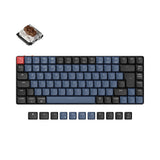 Keychron K3 Pro QMK/VIA ultra-slim custom mechanical keyboard 75 percent layout for Mac Windows Linux low-profile Gateron brown ISO UK layout