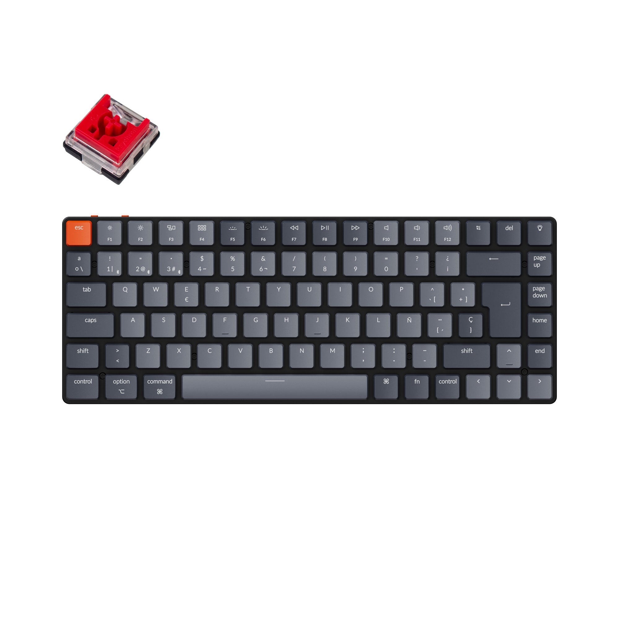 Keychron K3 Ultra-slim Wireless Mechanical Keyboard (Spanish ISO Layout) - Version 2 keyboard image