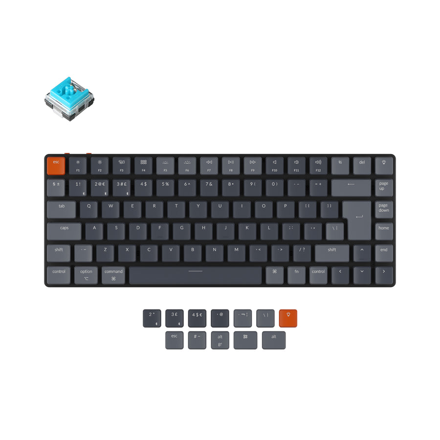 Keychron K3 Ultraslim Wireless Mechanical Keyboard (UK ISO Layout