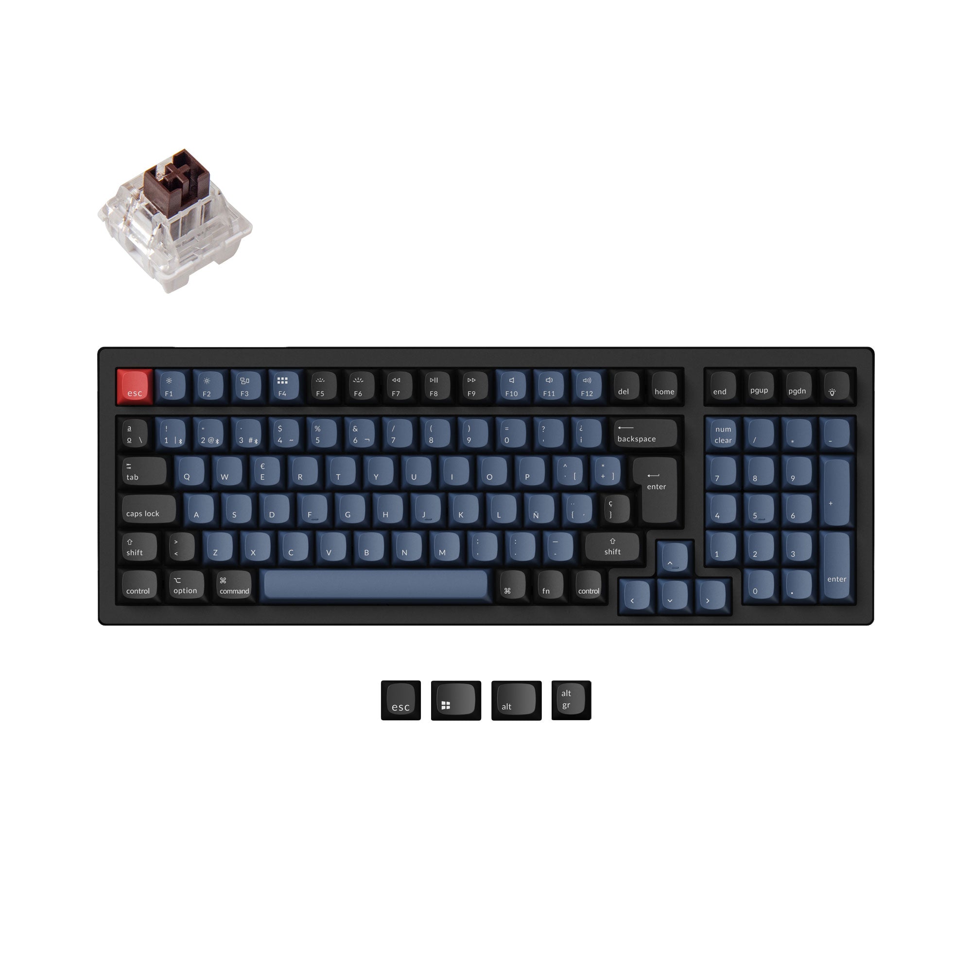 Keychron K4 Pro QMK/VIA Wireless Mechanical Keyboard ISO Layout Collec